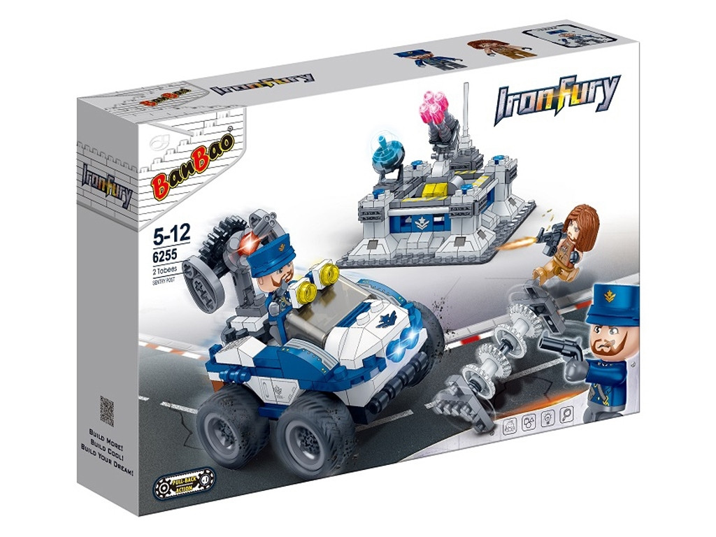 Конструктор Армія 2в1 Оборонна турель BanBao 6255 318 деталей, фото 1