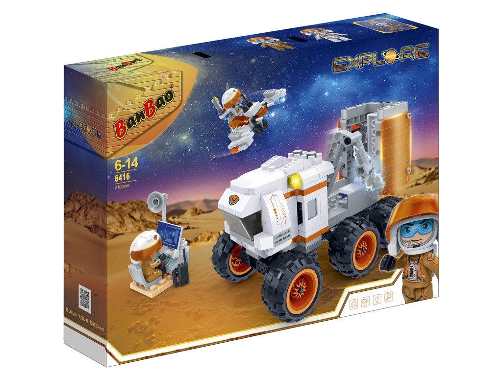 Конструктор Космічні дослідження Марсохід з обладнанням BanBao 6416 350 деталей, фото 1