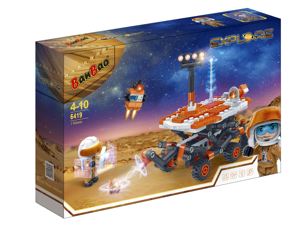 Конструктор Космічні дослідження Платформа для дослідження BanBao 6419 265 деталей, фото 1
