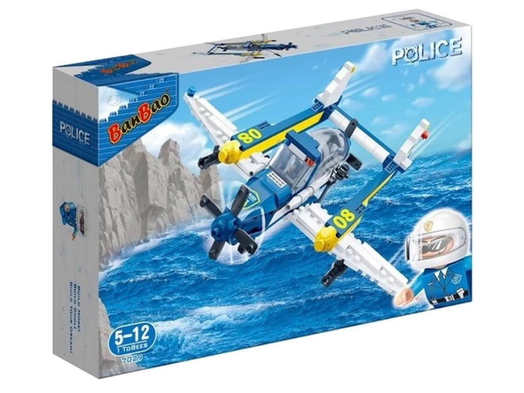 Конструктор Поліція Літак BanBao 7029 213 деталей, фото 1