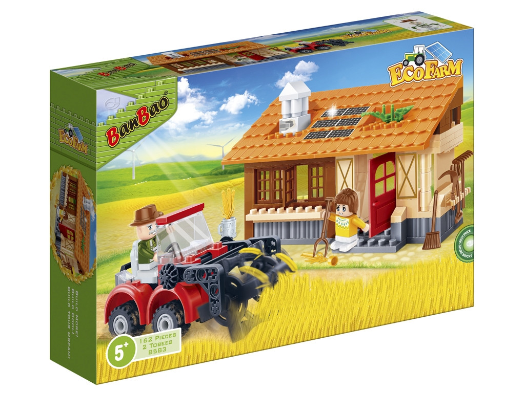 Конструктор Екоферма Пшеничне поле BanBao 8583 162 деталі, фото 1