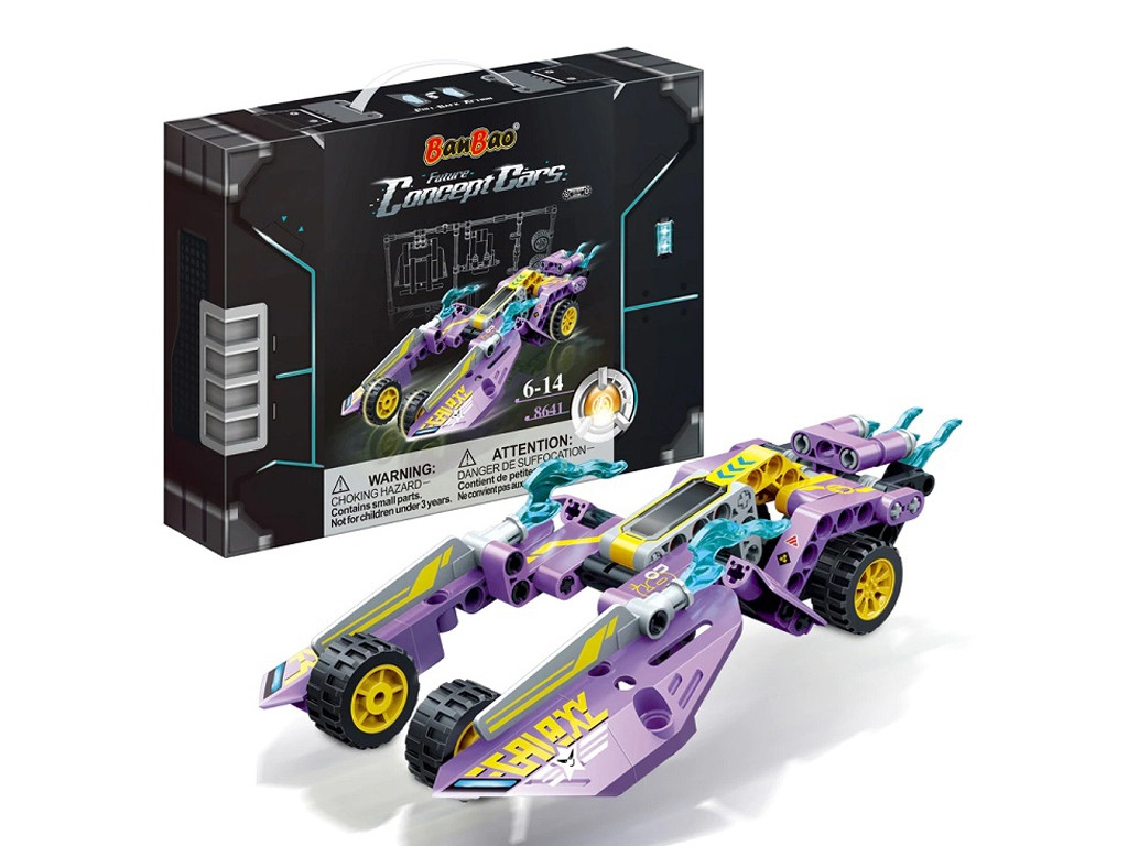 Конструктор Ексклюзивні авто Фіолетова галактика BanBao 8641 250 деталей, фото 1