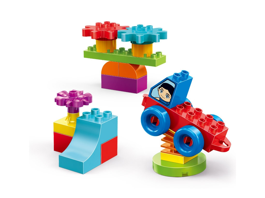 Конструктор Великі блоки Дитячий майданчик BanBao 9006 20 деталей, фото 1