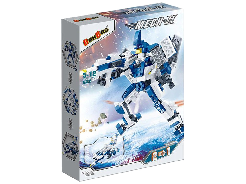 Конструктор-трансформер Mech 2 Захисник BanBao 6322 336 деталей, фото 1