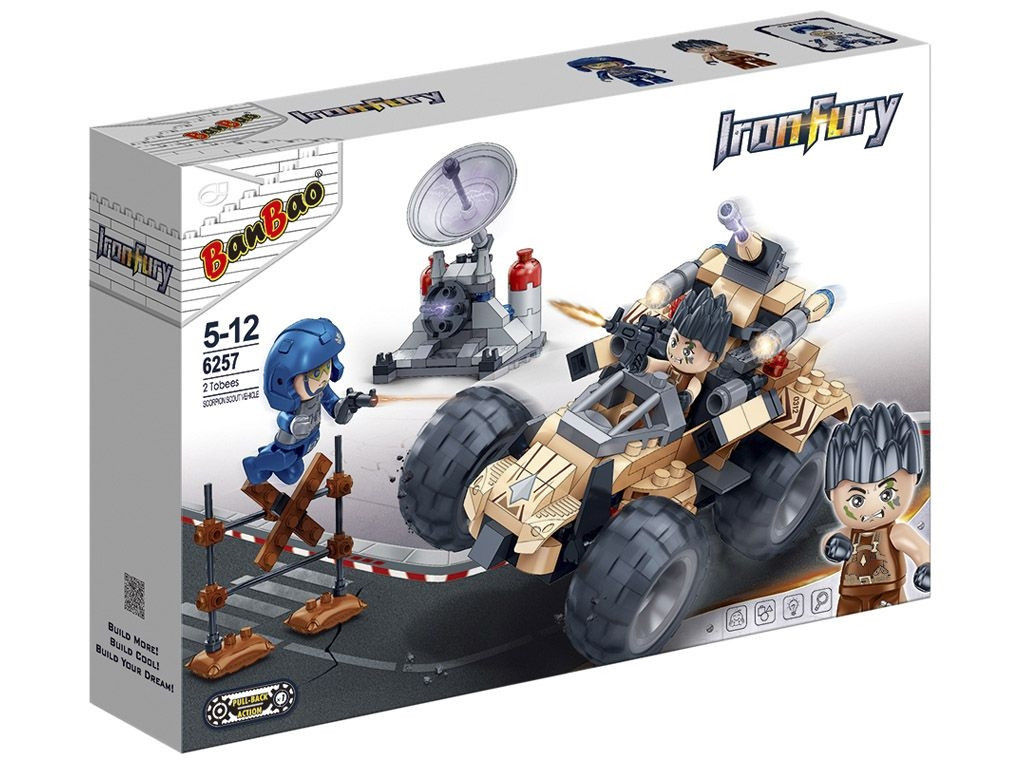 Конструктор Армія Позашляховик BanBao 6257 242 деталі, фото 1
