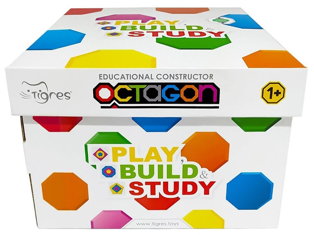 Конструктор Octagon 88 деталей в коробці Tigres 39773, фото 1