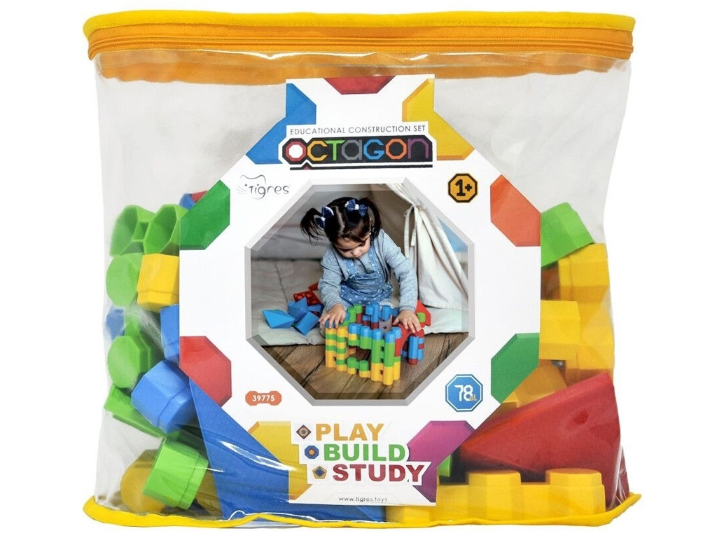 Конструктор Octagon 78 деталей в сумці Tigres 39775, фото 1