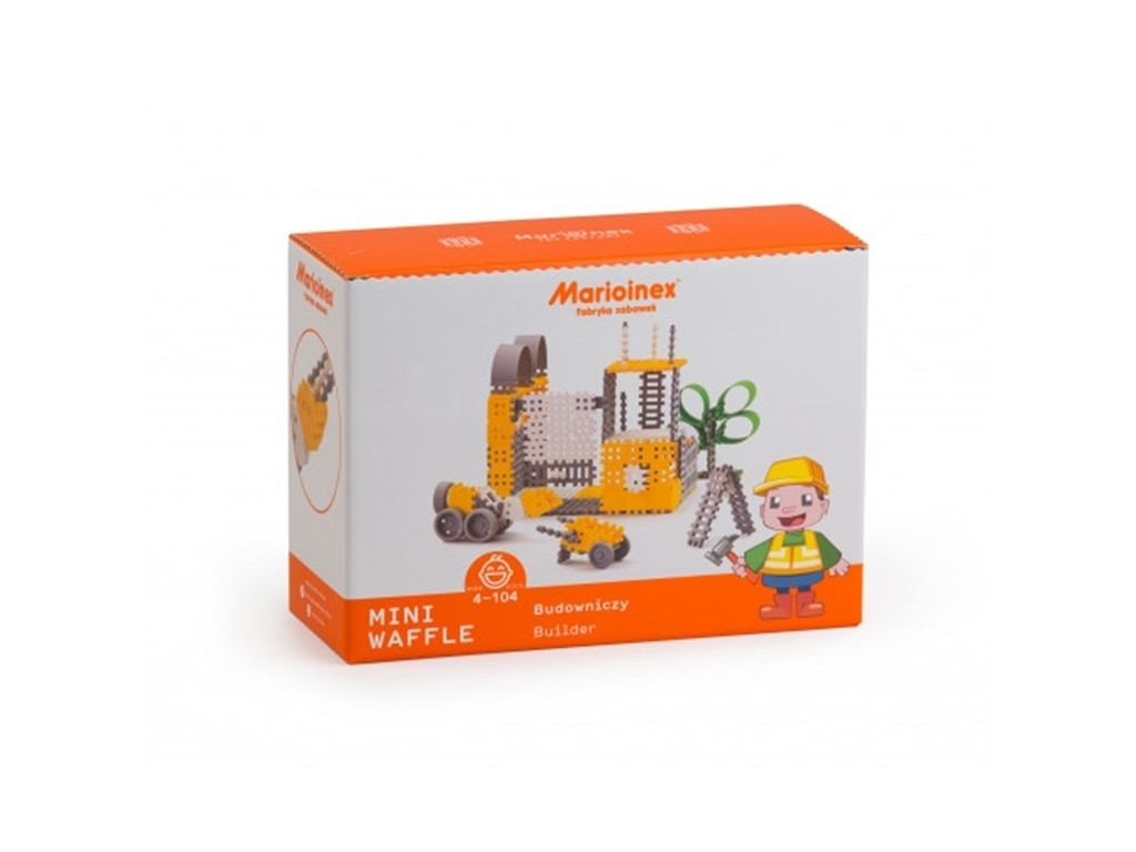 Конструктор MINI WAFFLE BUILDER Marioinex 902592 144 деталі, фото 1