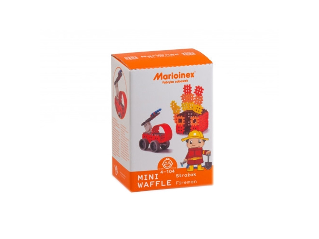 Конструктор MINI WAFFLE FIREMAN Marioinex 902523 68 деталей, фото 1