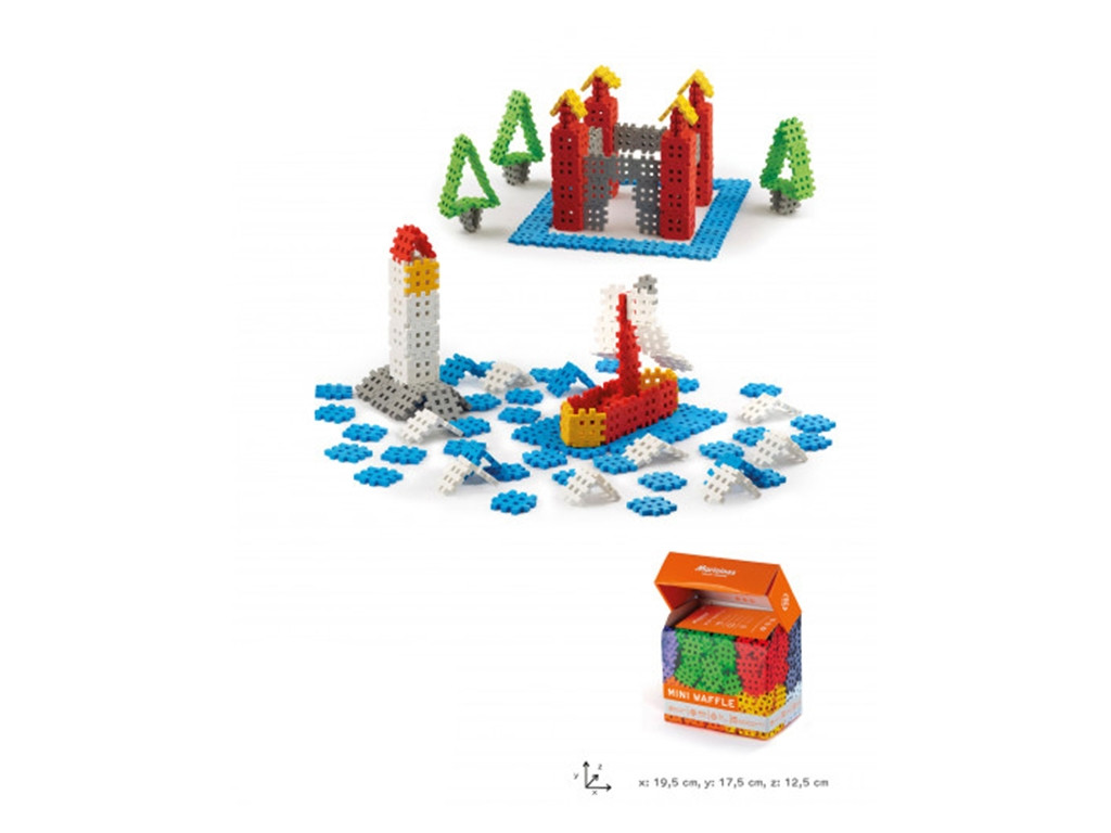 Конструктор MINI WAFFLE №2 Marioinex 902189 300 деталей, фото 1