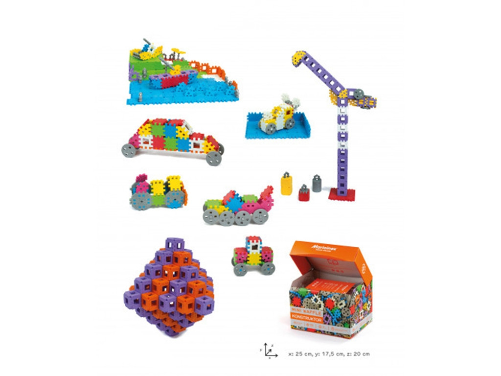 Конструктор MINI WAFFLE №1 Marioinex 902288 500 деталей, фото 1