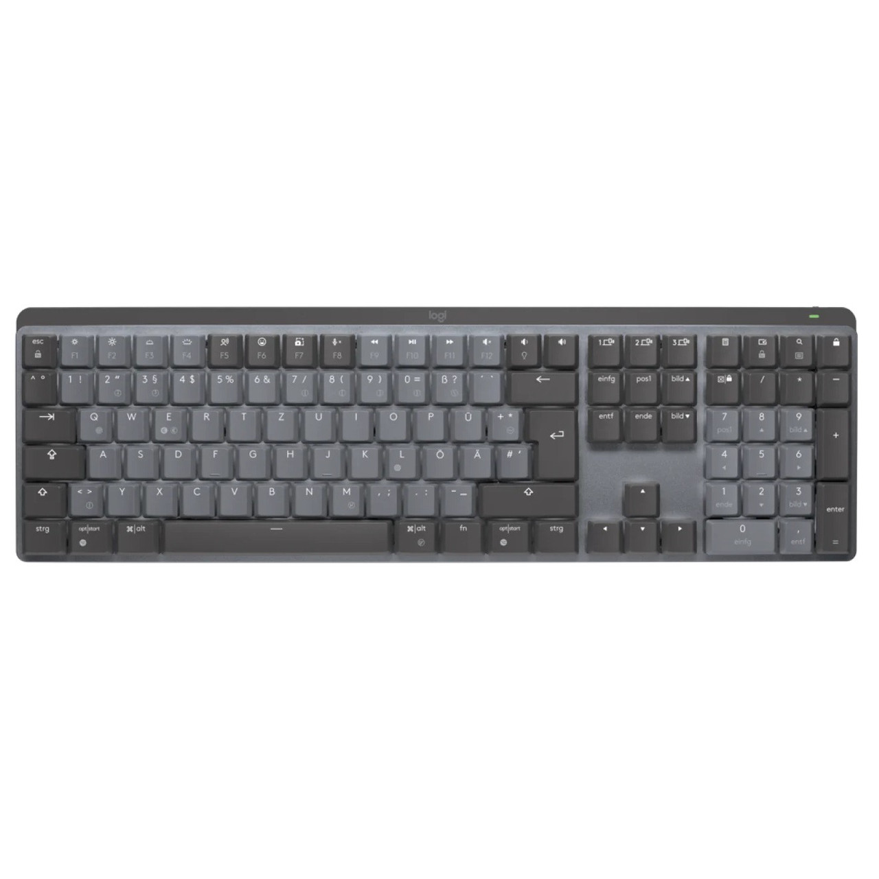 Клавіатура бездротова Logitech MX Mechanical Graphite Tactile (920-010757), фото 1
