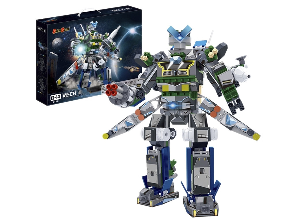 Конструктор-трансформер Mech 3 Воїн BanBao ET711, фото 1