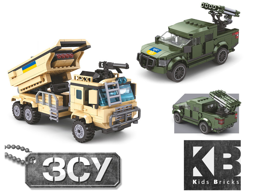 Конструктор Військова техніка Limo Toy KB 1106 603 деталі, фото 1