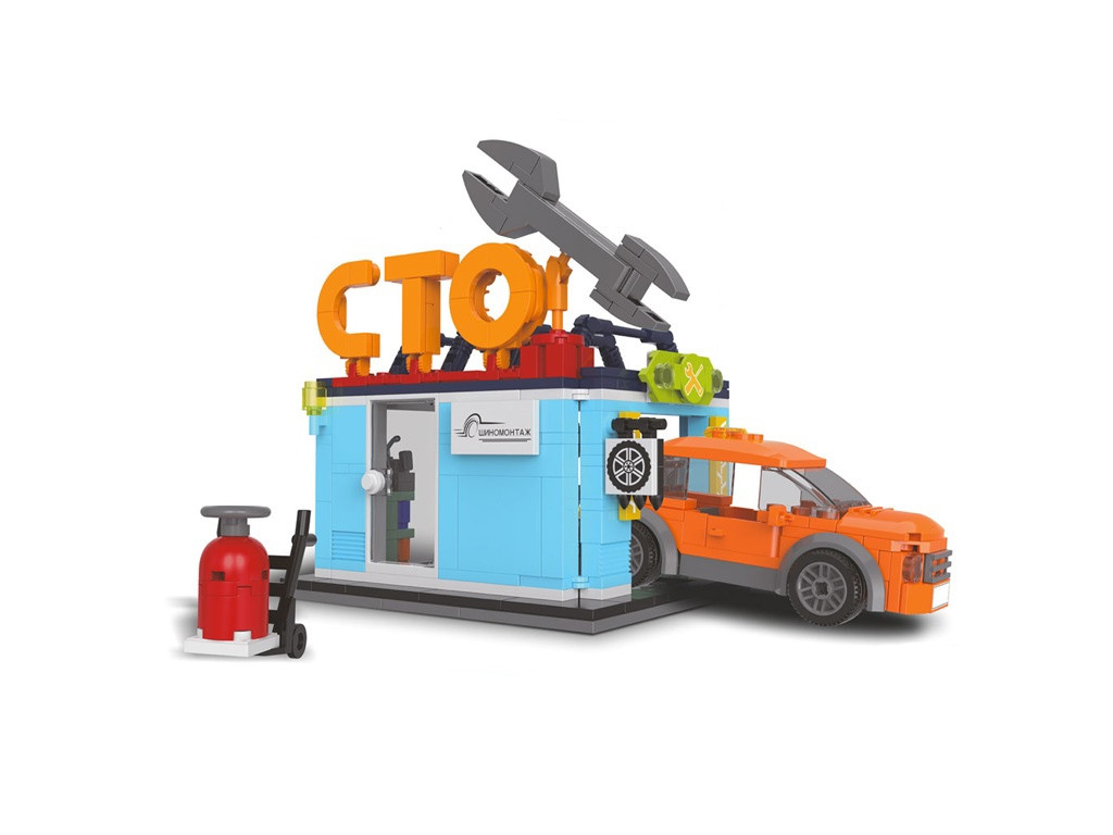 Конструктор СТО KB 4002 358 деталей, фото 1