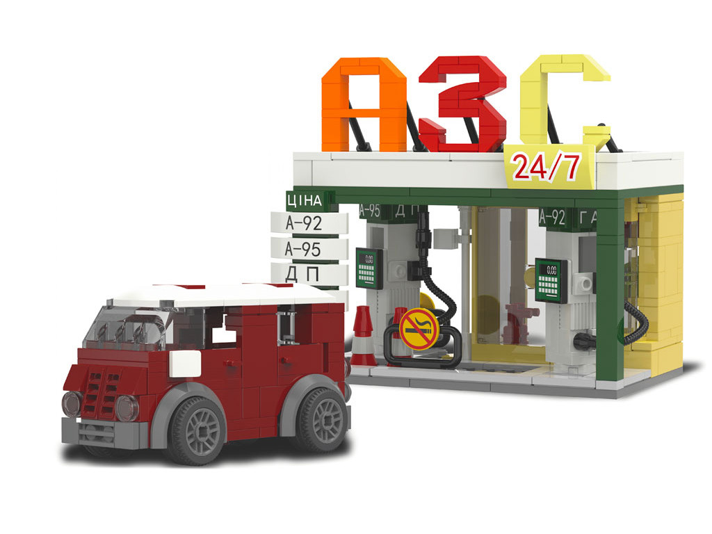 Конструктор АЗС Limo Toy KB 4004 361 деталей, фото 1