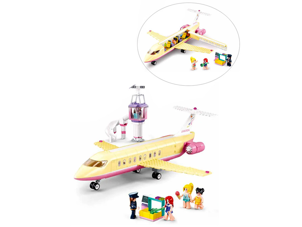 Конструктор Літак B1166 384 деталей, фото 1