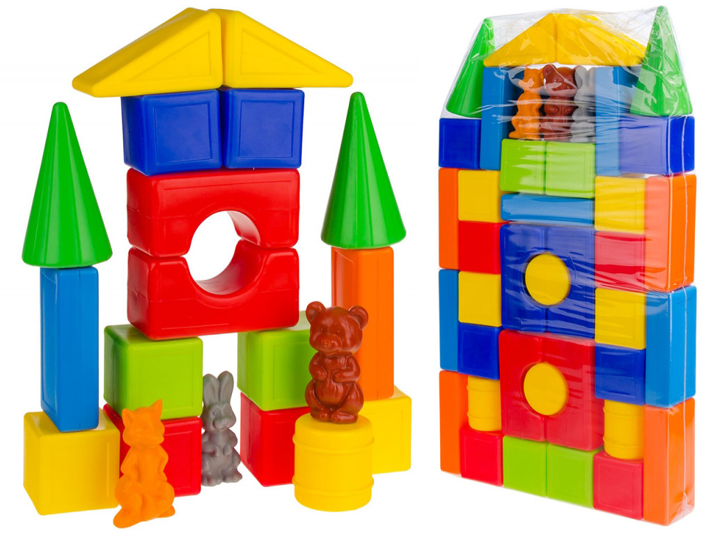 Конструктор Теремок №3 Colorplast CP-1-066 41 деталь, фото 1