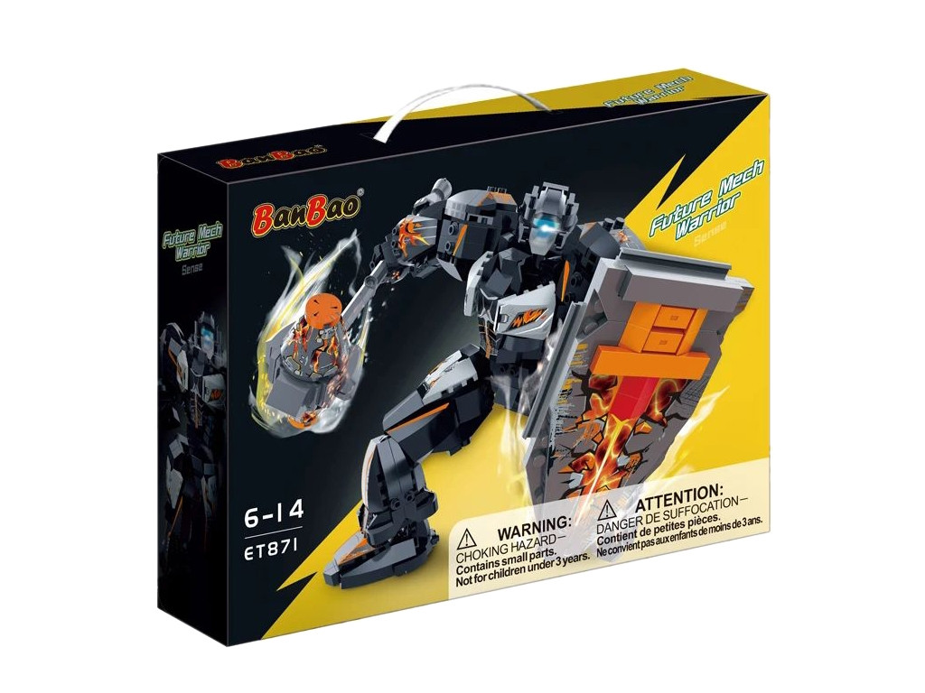 Конструктор Механічні воїни Сенсе BanBao ET871 680 деталей, фото 1