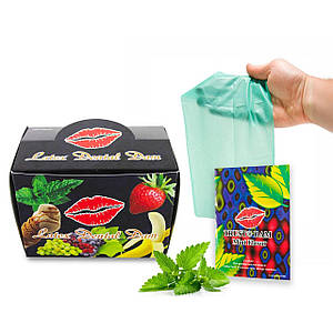 Набір латексних серветок Latex Dental Dams Mint 100 шт.