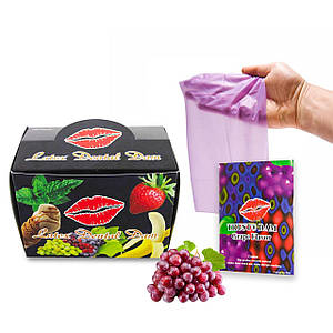Набір латексних серветок Latex Dental Dams Grape 100 шт.