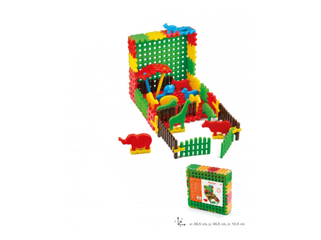 Конструктор Зоопарк Marioinex 901083 50 деталей, фото 1