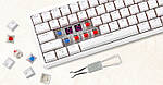 Клавіатура бездротова Motospeed SK66 Gateron Red Hot Swap White (mtsk66wmr), фото 5