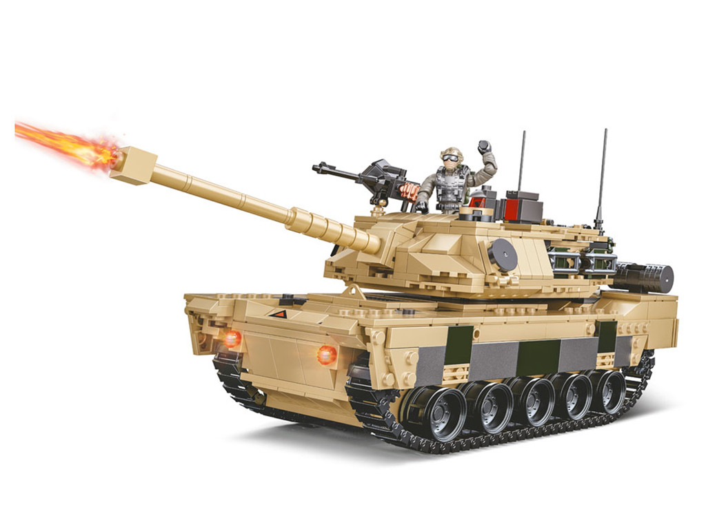 Конструктор Танк 1496 деталей XJ-787B, фото 1