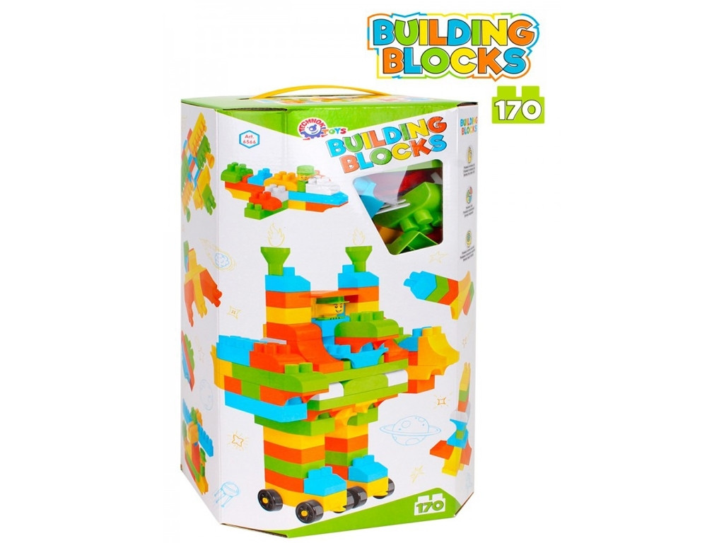 Конструктор Building Blocks у коробці, 170 деталей, Технок 6566, фото 1