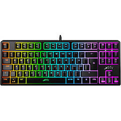 Клавіатура Xtrfy K4 TKL RGB Kailh Red UA Black (XG-K4-RGB-TKL-R-UKR) USB