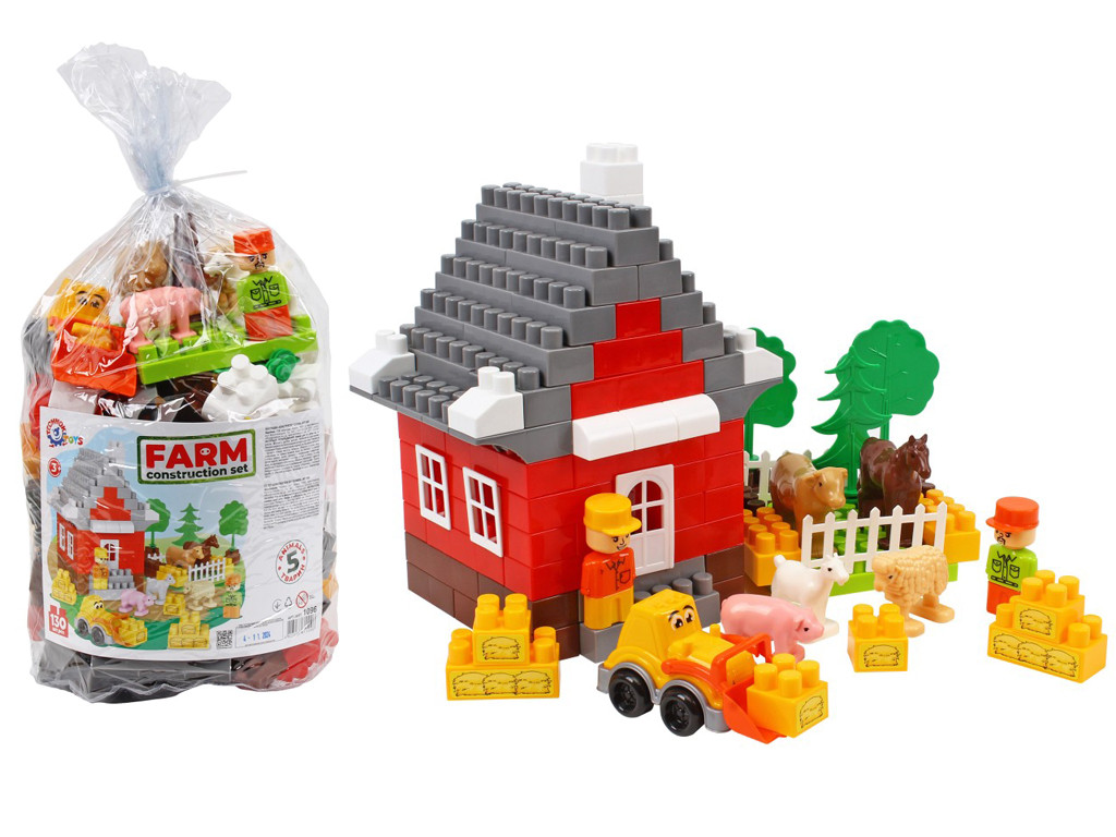Конструктор FARM Construction Set у пакеті, 130 деталей, Технок 1096, фото 1