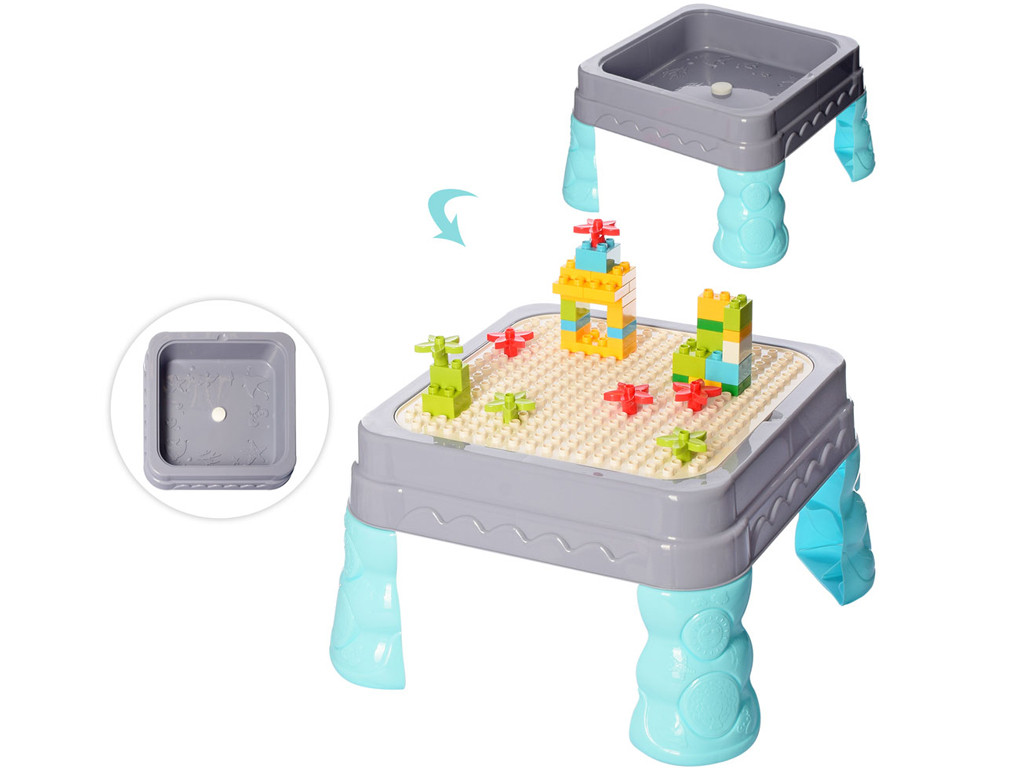 Конструктор Ігровий Столик 41х41х23 см 555T, фото 1