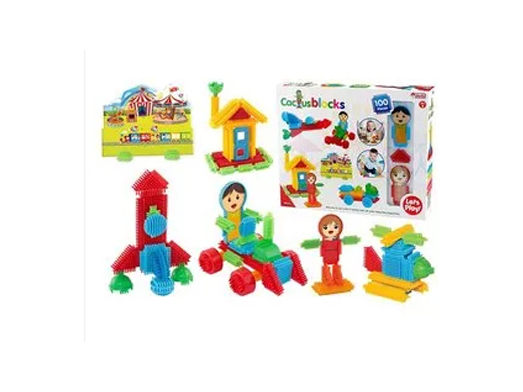 Конструктор кактусовий Парк розваг, 100 деталей 03315, фото 1