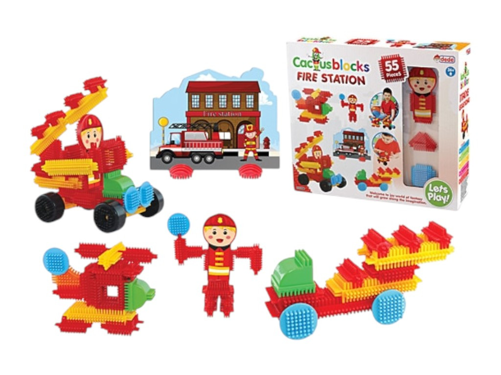Конструктор кактусовий Пожежна частина, 55 деталей 03308, фото 1