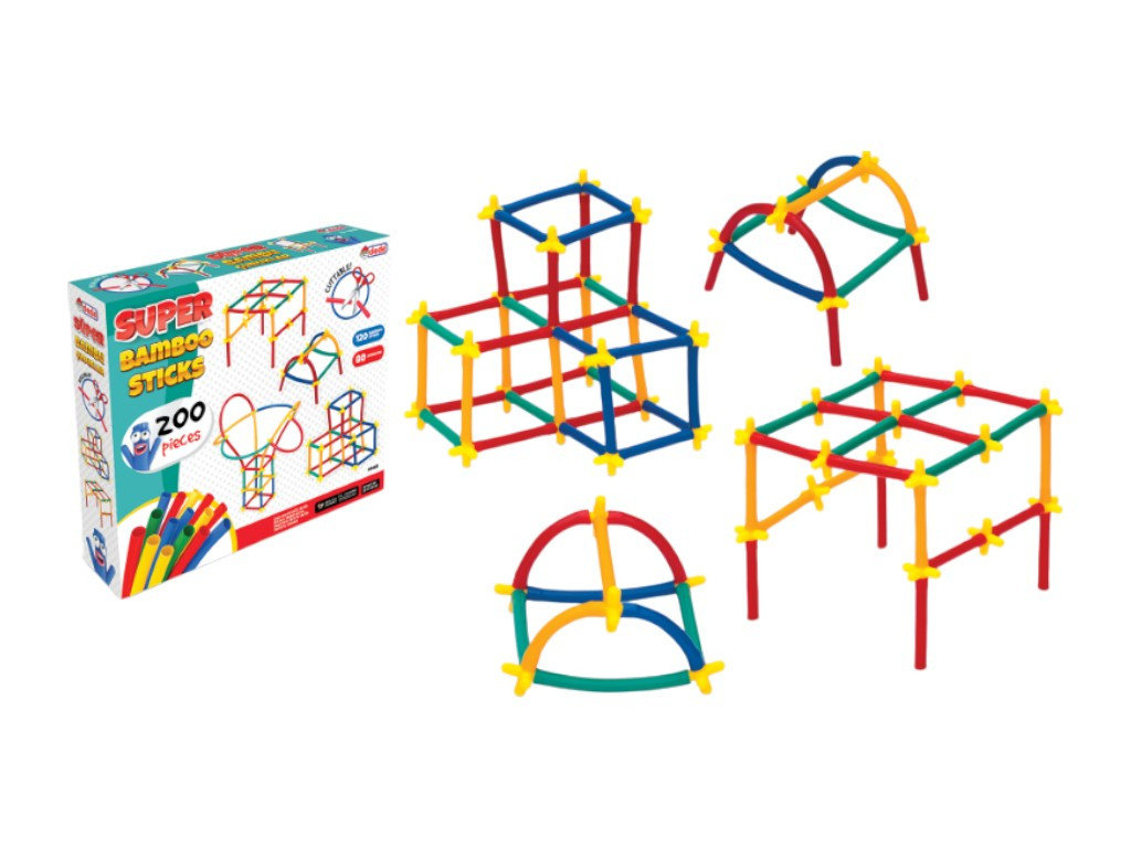 Конструктор-соломинки Спортмайданчик, 200 деталей 03461, фото 1