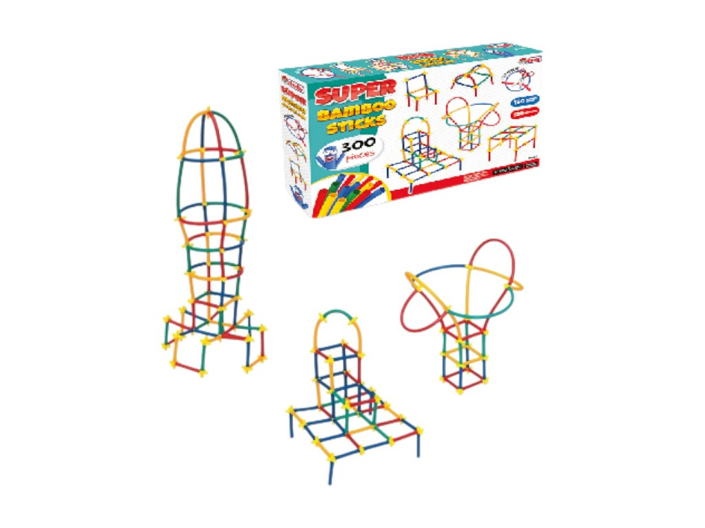 Конструктор-соломинки Спортмайданчик, 300 деталей 03462, фото 1