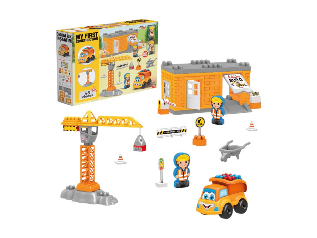 Конструктор будівельний Моя перша будова, 45 деталей 03160, фото 1