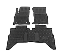 Полиуретановые коврики в салон Toyota Hilux 2015> Avto-gumm Тойота Хайлюкс