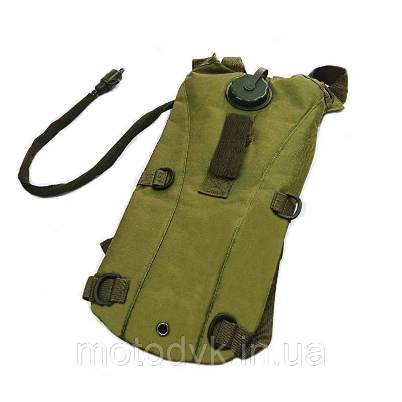 Тактичний рюкзак KMS з гідрататором на 3 л, олива