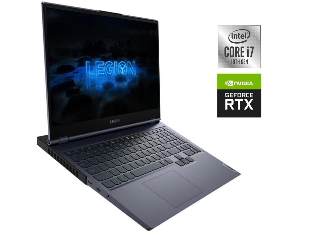 Ігровий ноутбук Б-клас Lenovo Legion 7 15IMH05/ 15.6" 1920x1080/ i7-10750H/ 16GB RAM/ 512GB SSD/ RTX 2070 8GB