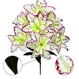 Штучні квіти букет атласні орхідеї крупноквіткові, 50см, фото 3