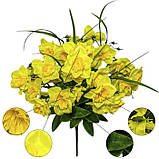 Штучні квіти букет нарцисів 33 задоволення, 50см, фото 6