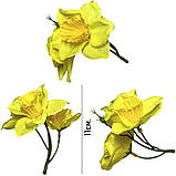 Штучні квіти букет нарцисів 33 задоволення, 50см, фото 8