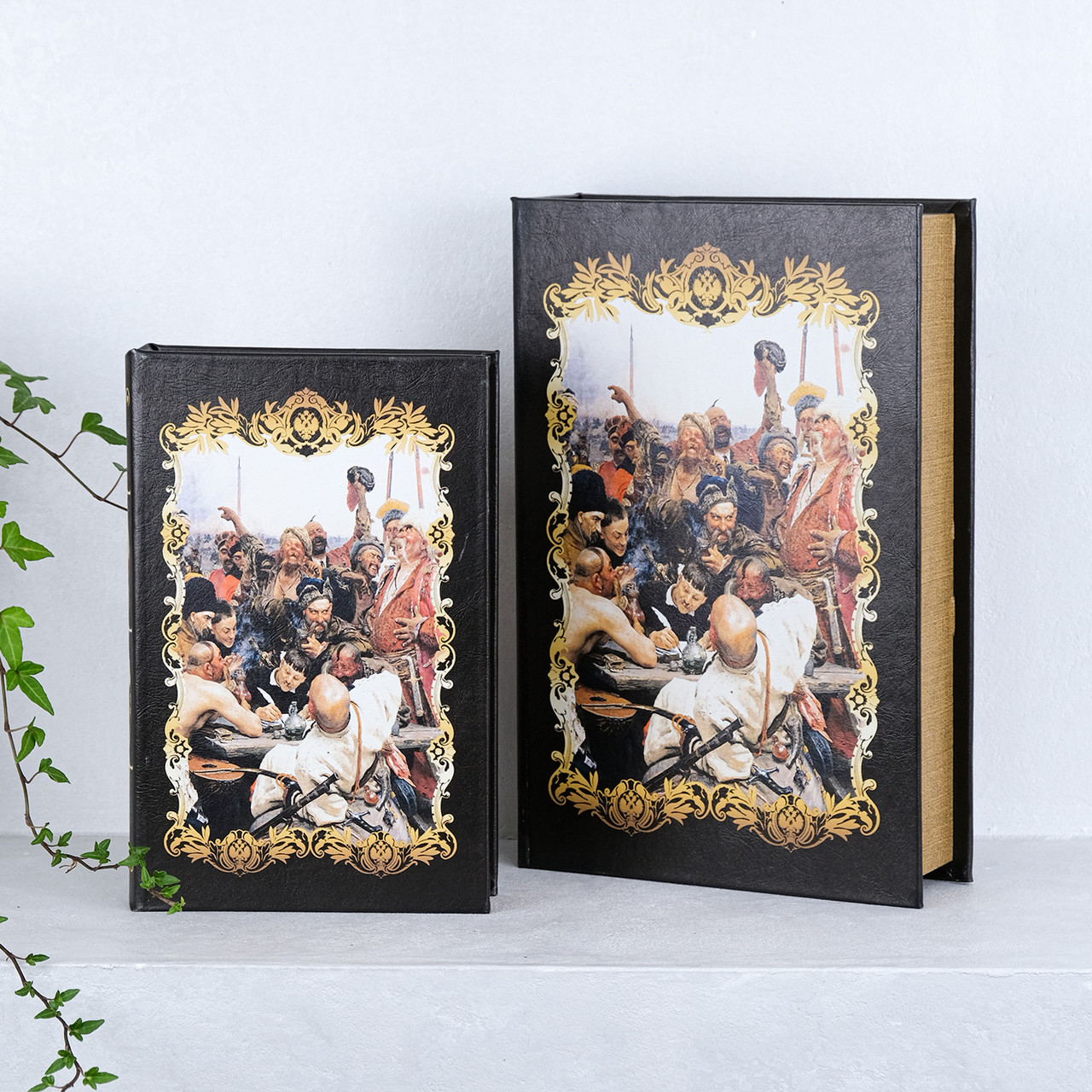 Книга скринька набір з 2-х Запорожці Гранд Презент 27-KSH-XZ-PUXR104