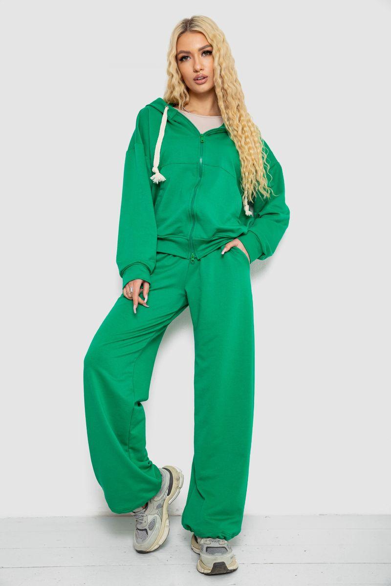 Спортивний костюм жіночий, колір зелений, 241R2001-10, фото 1