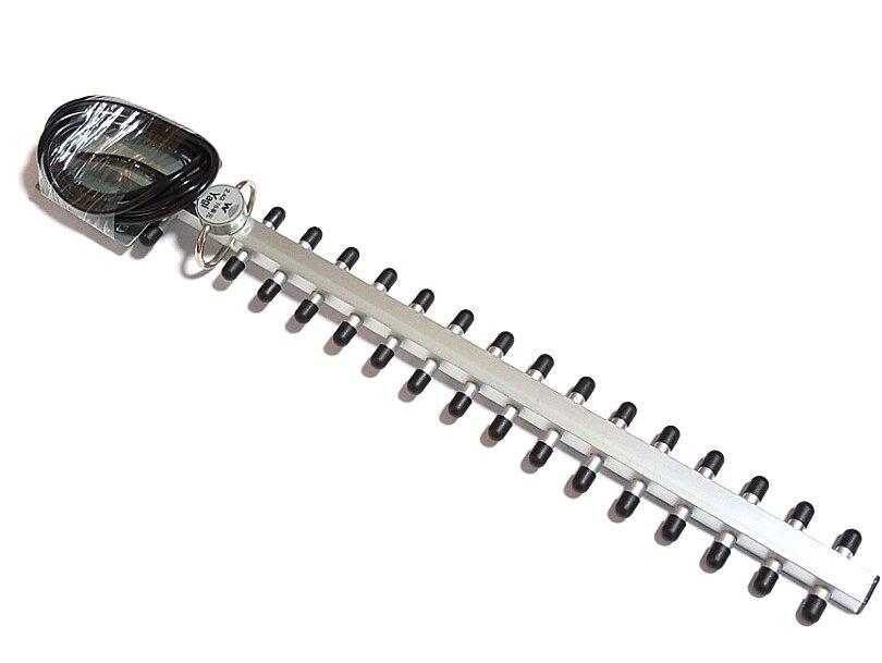 Антена Yagi 2300-2560 МГц, 20 dBi, до 25 Вт, кабель 1,5 м, RP SMA-male (гніздо)