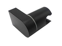 Тримач душової лійки MILLZ кутовий настінний чорний MRS-P-034