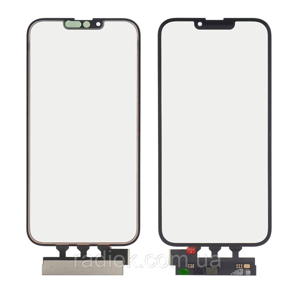 Тачскрин для Apple iPhone 13 Pro Max чорний з рамкою G+OCA Pro