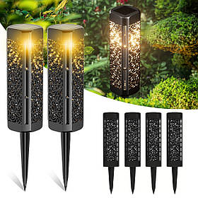 Декоративний садовий світильник на сонячній батареї 4 шт (9753)