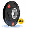 Диск олімпійський 4FIZJO 2 x 1.25 кг 51 мм металевий, прогумований Black (P-5905973401258), фото 7